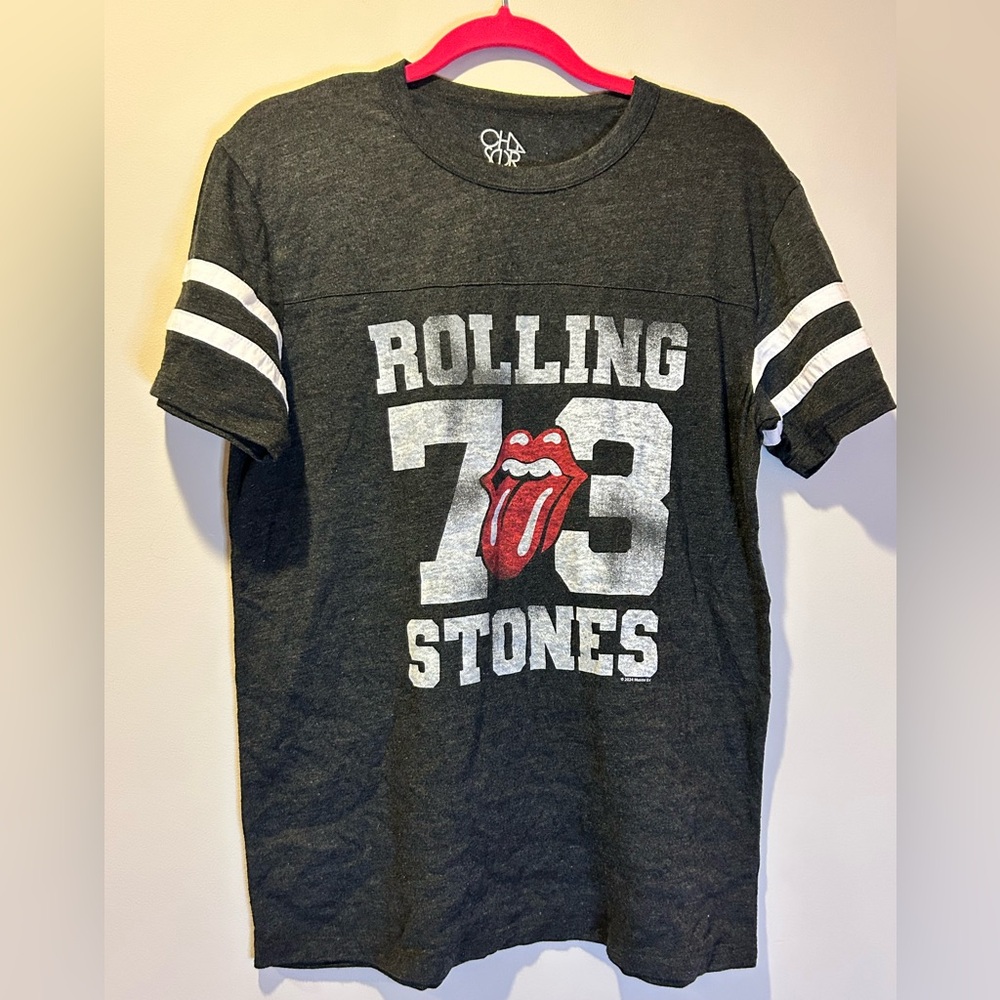 NWT Rolling Stones Chaser Men’s T-Shirt Graphic Logo 73 Band Music